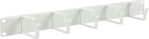 LOGON RAO100WH Cable management panel rack accessory - rack accessories (Cable management panel, White, Aluminium, 48.3 cm (19), 1U, 482 mm)