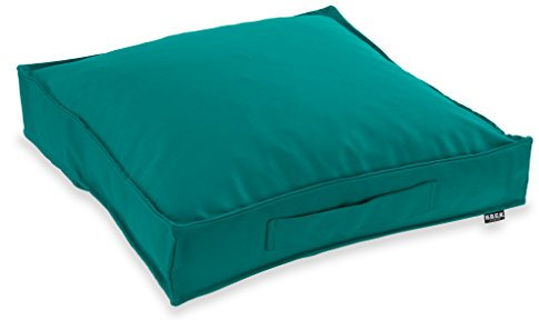 H.O.C.K. Matratzenkissen Outdoor Classic Uni Bodenkissen (50x50x10cm, Petrol)