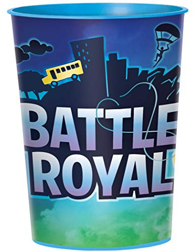 Amscan 422412 - Kids Battle Royal Gamers Birthday Favours & Sweets Plastic Cup - 473ml