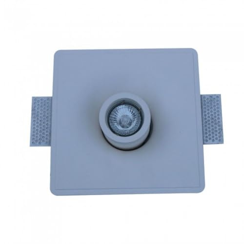 VT-863 1XGU10 Designer Gips Deckenlampe beweglich mit weißem Boden