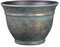 Classic Home & Garden 10509D 377R Übertopf Alena, 22,9 cm, verwittertes Kupfer