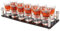 D&Z 1 Ounce Shot Glass Set with Tray, 12 Shot Glasses for Tequila/Vodka/Whiskey/Cocktail, Unique and Convenient Serving Tray - Easily Organize More Attractive Gatherings, Ideal 21st Birthday Gifts