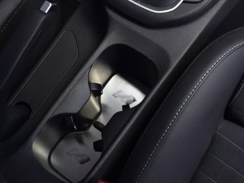 Couverture Intérieur en Acier pour i30 N - 2 Pièces Porte-Gobelet Emblème Disques Plaque INOX i30N Accessoires Brossé Fait sur Mesure