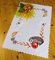 Leinenoptik-Tischdecke mit herbstlichem Motiv 35 x 50cm (Igel)