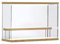 F Fityle Staubdicht Acryl Schaukasten Vitrine Display Box mit Licht für Minifiguren - 2-Schicht