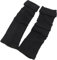 GURU SHOP Baumwoll-Feinstrick Handstulpen, Pulswärmer mit Overlock, Herren/Damen, Schwarz, Baumwolle, Size:One Size
