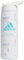 adidas 600 Ml (20 Oz) Straw Top Metal Water Bottle, Hot/Cold Double-Walled Insulated 18/8 Stainless Steel, Icon Brand Love White/White/Flash Aqua Blue, One Size