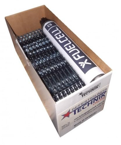 Betonnägel 2,6x40mm +Gas passend für Powers Dewalt C5 Würth Diga CS2 CS3 Betonnagler B