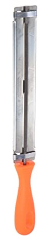 sourcing map Chainsaw File Guide, 11/64 (4.5mm) Round Rasp Chrome Steel Double Cut Teeth for Sharpening