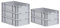 PROREGAL SuperSparSet 5x Eurobox NextGen Economy | Griffe geschlossen |HxBxT 17x40x60cm | 34 Liter | Eurobehälter, Transportbox, Transportbehälter, Stapelbehälter