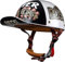 Retro Motorradhelm Halbschalenhelm Mit ECE Zulassung Baseball Cap Helm Jethelm Deutscher Stil Totenkopf Kappe Helm Motorrad Cruiser Roller Cool Helm Für Männer Und Frauen 9,XXL
