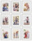 PHOTOLINI Bilderrahmen 30x40 Holz MDF Silber, 9er Set Bilderrahmen 40x30 cm mit Passepartout, bruchsicheres Acrylglas, Rahmen 30 x 40 zum Aufhängen, extra Zubehör - Rahmen 30x40 für Fotos & Poster