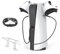 SHEAWA Kleiderbügelhalter und 1 in 2 out Splitter Ladekabel Kit für PS5, PS VR2 Controller Spiel Upgrade Zubehör