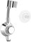 Support Pommeau de Douche Support de Douche Réglable à 360°, Universel Ventouse Support Douchette Sans Percage, Support Mural Plastique ABS Support de Pomme de Douche