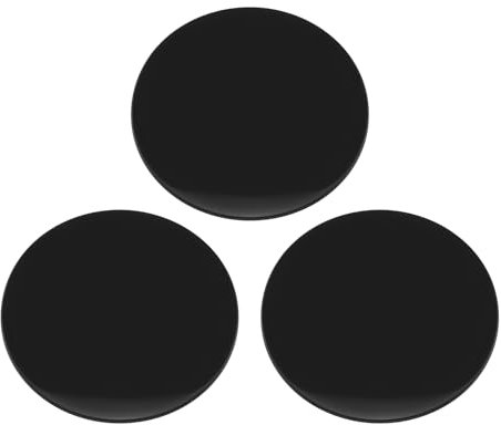 VGOL 3 cuscinetti adesivi per cruscotto, disco a ventosa per cruscotto, supporto adesivo a doppio bastone, compatibile con Dash Cam, GPS, supporto per telefono auto, nero