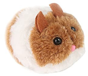 XJKLBYQ Souris de Course de Course, Souris réalistes, Toile d'horloge Jouet en Peluche Mignonne mécanique en Mouvement Jouet drôle Jouet pour Chat Chat Animal aléatoire Couleur 1pc
