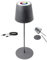 SCHWAIGER Tischlampe teilbar 2in1 Stehlampe RGB LED Tischleuchte Touch-Steuerung USB-C Gartenlampe IP44 Tischbeleuchtung Restaurant Terrasse Balkon (Anthrazit)
