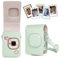 HIYQIN Funda de Transporte Apto para Fujifilm Instax Mini LiPlay, Funda para Instax Mini Liplay con Marcos de Fotos Magnéticos, Bolso Mini Liplay y Accesorios - Verde Matcha