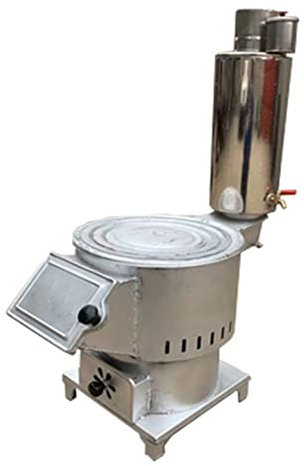 Estufa De LeñA Estufa De Leña Estufa De Calefacción De Leña Sin Humo De Ahorro De Energía De 4 KW, Calefacción/Cocción, Tanque De Agua Caliente De Acero Inoxidable, Estufa De Leña con Calefa