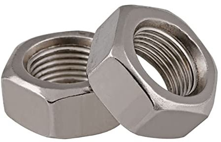 Metrische Sechskantmutter aus Edelstahl 304, Feingewinde Sechskantmutter A2 Edelstahl M6 M8 M10 M12 M14 M16 M18 M20 M22 M24 (Farbe: 5 Stück, Größe: M24 x 1,5)(3pcs,M24x1.5)
