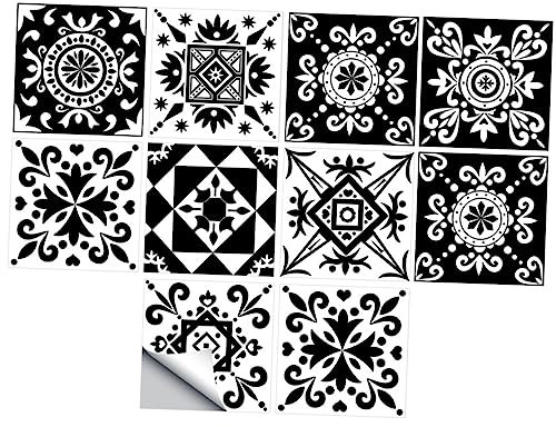 DOITOOL Haushaltswaren 20 Stück Dekorative Wandpasten-aufkleber Küchenöl Selbstklebende Fliesenaufkleber Leicht Zu Reinigen