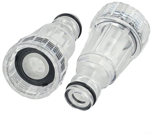 2 pezzi per filtro dell'acqua per lavaggio auto compatibile con sistemi di lavaggio ad alta pressione per la produzione di schiuma morbida a neve