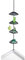 WENKO Rinconera para ducha telescópica Compact plata - 4 repisas, Aluminio, 26 x 78-275 x 19.5 cm, Plata