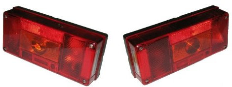 aspoeck Midi Point 1 Set, lampada da sinistra + destra attacco a baionetta per 7 Pin cavo