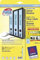 Ordner-Etiketten für schmale Ordner, lang, blau, 38x297mm, 100 Etiketten Farbe blau Inhalt 100 Stück