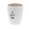 East of India Porcelain Egg Cup - A Good Egg