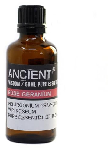 Ancient Wisdom 50 ml Rose Geranium Pure Essential Oil by Ancient Wisdom