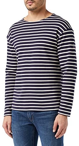 Armor Lux Herren Marinière Loctudy T Shirt, Mehrfarbig (429 Navire/Nature), M EU