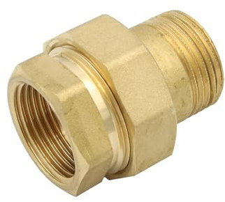Stabilo-Sanitaer Messing Fitting Verschraubung 1 Zoll DN25 IG/AG Rohrverschraubung Gewindefitting