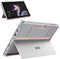 MoKo Case Compatible with Microsoft Surface Pro 7 / Pro 6 / Pro 5 / Pro 2017 / Pro 4 / Pro LTE, Rugged All-In-One Protective Case with Pen Holder, Wristband, Compatible with QWERTY Keyboard - Pink &