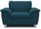DOMO. collection Sessel Franzi, Polstergarnitur, Hochlehner mit Nackenfunktion, Polstersessel 120 x 105 x 81 cm (BxTxH), türkis (blau)