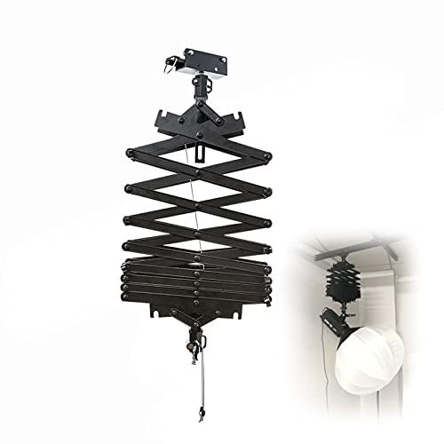 DATOUBOSS 2M Drop Pantograph für Studio Fotografie Deckenschienensystem Fotografische Pantograph Kit mit Riemenscheibe, Sicherheitsseil Zubehör