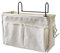 Caddy Organizer Bett Schlafsaal Organizer Bett Filz Hängendes Bett Aufbewahrung Hängende große Kapazität Hochbett Organizer Sofa Kleiderbügel Bett Hängend Organizer Aufbewahrung Köpfe Bett (weiß)