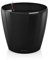 LECHUZA CLASSICO Premium 70 schwarz hochglanz 14669