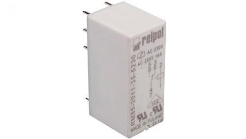Miniaturrelais 1P 16A 230V AC PCB AgNi RM85-2011-35-5230 604658 Relpol 590005021947