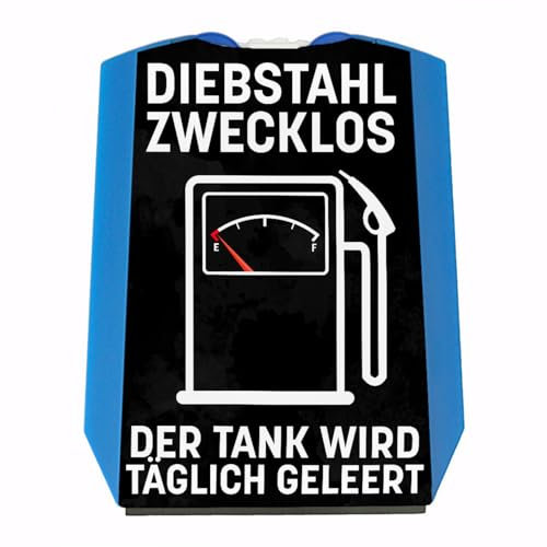 Diebstahl zwecklos, der Tank Wird täglich geleert Parkscheibe lustige Parkscheibe mit leerer Tankuhr als Motiv für einen Vielfahrer oder zum Führerschein lustige Autodekoration