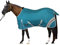 Horses, Fliegendecke Nemesis aus Netzmaterial, Hervorragend Verarbeitete Decke, Nützlich zum Schutz des Pferdes vor Temperaturschwankungen und Insekten (128 cm, Hellblau)
