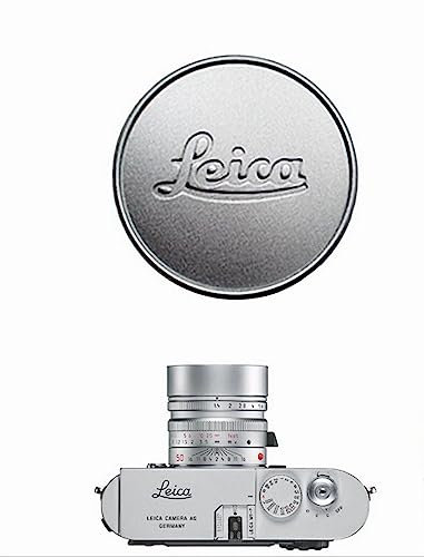 YEWOOP Qs-C Metal Silver Lens Cap Front Cover Compatible with Leica L39 E39 Caliber Lens Voigtlander Zeiss Summicron Summaron Summilux Elmar Elmarit Jupiter, Internal Diameter 42mm(1.65in) (Silver)