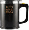 440Ml Shaker Protéiné Électrique Shaker Protéiné Acier Inoxydable Vortex Tornado Shaker Tasse Alimenté Par Pile Étanches Sans BPA Pour Le Bureau, La Gym, Les Voyages (Color : Black)