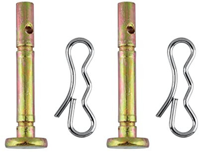 2 Sets Scherenstifte und Splint für MTD 738-04155 CUB & Troy-bilt Schneewerfer Länge 4,9 cm