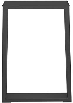 Trapezförmige Tischbeine, Gusseisen-Möbelbeine, Esstisch/Industrial Modern/Barbeine/Stützfüße/Bock,Höhe 28 Zoll (1 Stück) (D 650X720mm(26X28in))