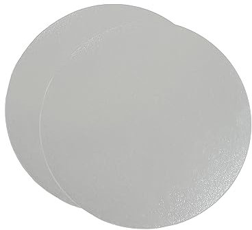 Be Your Packer 10 Base per Torta Rotonda in Cartone a Doppia Faccia e Argento - Perfetta per Torte e Dolci - 20cm Ø