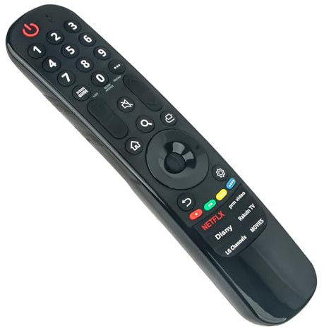 AULCMEET MR23GA AKB76043112 Mando a Distancia Reemplazo para LG LED Smart TV OLED48C34LA OLED55B33LA OLED42C31LA OLED42C37LA OLED55B39LA OLED77G33LA OLED83C39LA