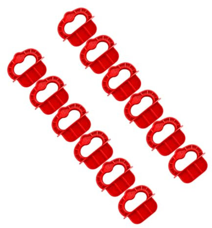 HEMOTON 12stücke Teiliges Deckboard Abstandsringe Wiederverwendbare Distanzringe Für Terrassendielen Tragbare Ausrichtungswerkzeuge Für Präzise Fugenabstände Und Gleichmäßige Deckmontage