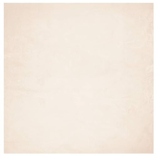 vidaXL Teppich HUARTE Kurzflor Weich und Waschbar Beige 120x120 cm