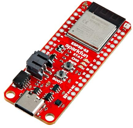 SparkFun Thing Plus - ESP32-S3 - IoT Development Board - Qwiic Connector - LiPo Battery Charger - microSD Card Slot - Dimensions 6.5cm x 2.3cm